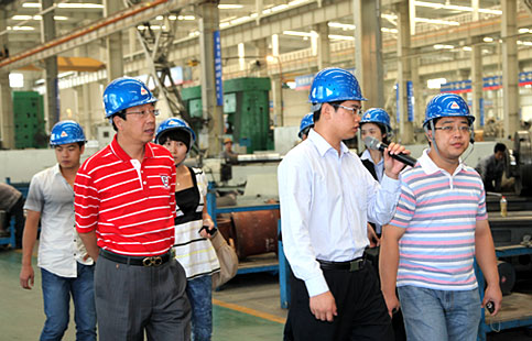 哈電集團領(lǐng)導(dǎo)參觀考察